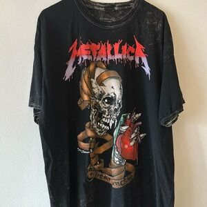 Metallica acid wash XXL shirt